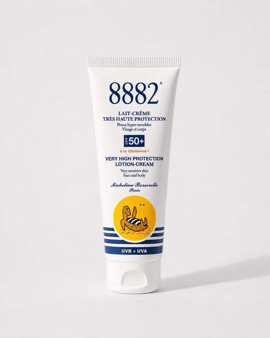 Conditionnement de Lait-crème SPF 50+ Très haute Protection